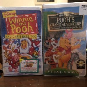 A Set Of New Winnie the Pooh VHS tapes.